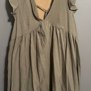 SHEIN Olive Midi Dress